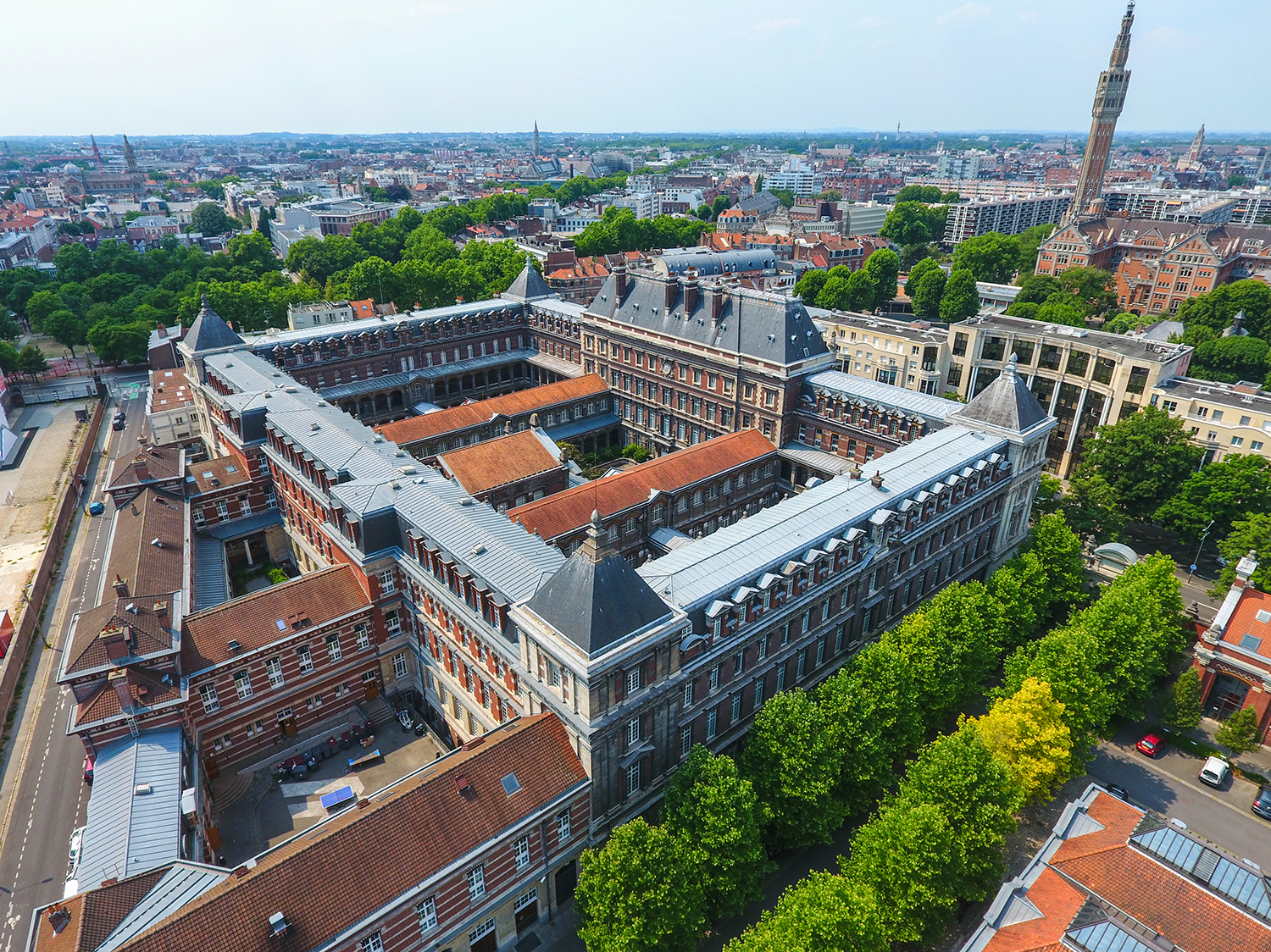 Campus Arts et Métiers de Lille vu du ciel
