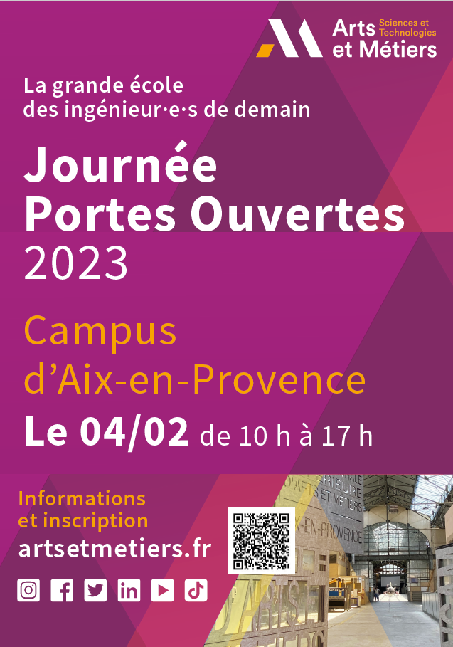 JOURNÉE PORTES OUVERTES - AIX EN PROVENCE - ARTS ET METIERS - 2023